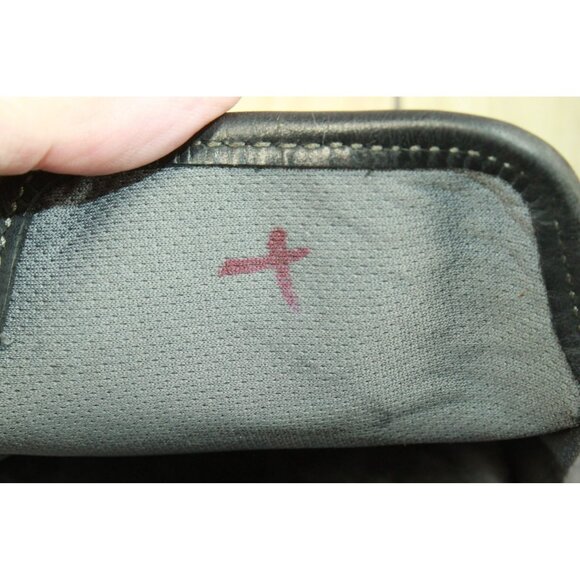 *LL Bean All Week Black Leather Slip On Moccasin Slipper Shoes Size 12.5 Inches - Picture 9 of 10